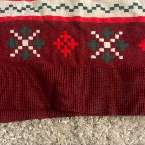 Her Universe Red and White Cardigan Sweater Disney Mickey Minnie gingerbread - Picture 7 of 8